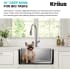 Kraus Fairlane KHU6012410 - 24” Undermount Laundry Utility Single Bowl 18-Gauge Stainless Steel Kitchen Sink