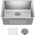 Kraus Fairlane KHU6012410 - 24” Undermount Laundry Utility Single Bowl 18-Gauge Stainless Steel Kitchen Sink