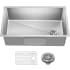 Kraus Fairlane KHU64030 - 30” Undermount Single Bowl 18-Gauge Stainless Steel Kitchen Sink