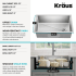 Kraus Fairlane KHU64030 - 30” Undermount Single Bowl 18-Gauge Stainless Steel Kitchen Sink