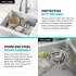 Kraus Fairlane KHU64121 - 21” Undermount Single Bowl 18-Gauge Stainless Steel Kitchen Sink
