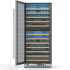 Koolmore KMCW92DZSS - 23 in. Dual Zone, Full Glass Door, Wine Cooler Refrigerator, Freestanding or Built-In Unit, 9.7 cu ft. KM-CW92DZ-SS.