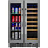 Koolmore KMCWB1830SS - 24 in. Dual Zone, Full Glass Door, 21-Bottle/60-Can Wine and Beverage Cooler, Freestanding or Built-in Unit, 4 cu ft. KM-CWB1830-SS.