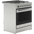 Koolmore KMFR30GSS - 30 in. Stainless-Steel Professional Gas Range, KM-FR30G-SS.