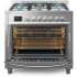 Koolmore KMFR36DFSS - 36 Inch Professional Dual Fuel range Stainless Steel with Legs