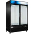 Koolmore KMIM532GD - 53 Inch Freestanding Commercial Ice Merchandiser Freezer