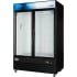 Koolmore KMIM532GD - 53 Inch Freestanding Commercial Ice Merchandiser Freezer