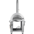Koolmore KMOKSDFPO - 32 in. Outdoor Gas and Wood Fired Pizza Oven in Stainless-Steel (KM-OKS-DFPO)