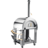 Koolmore KMOKSDFPO - 32 in. Outdoor Gas and Wood Fired Pizza Oven in Stainless-Steel (KM-OKS-DFPO)
