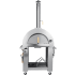 Koolmore KMOKSDFPO - 32 in. Outdoor Gas and Wood Fired Pizza Oven in Stainless-Steel (KM-OKS-DFPO)
