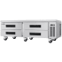 Koolmore KMBR724D - Commercial 72 Inch Chef Base Refrigerator
