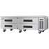 Koolmore KMBR844D - Commercial 84 Inch Chef Base Refrigerator