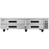 Koolmore KMBR844D - Commercial 84 Inch Chef Base Refrigerator
