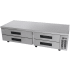 Koolmore KMBR844D - Commercial 84 Inch Chef Base Refrigerator