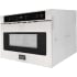 Kucht Professional KMD24S - 24 Inch Built-In Microwave Drawer in Angled View