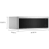 KitchenAid KMML550RPS - 30 Inch Over-the-Range Smart Microwave in Dimension Guide View