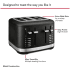 KitchenAid KMT4109BK - 4 Slice Toaster