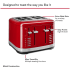 KitchenAid KMT4109ER - 4 Slice Toaster