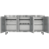 Koolmore KMUCR3DSS - Commercial 72 Inch Freestanding Undercounter Refrigerator