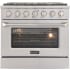 Kucht Professional KNG361S - 36 Inch Freestanding Dual Fuel Range
