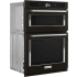 KitchenAid KOCE900HBS - 30 Inch Smart Combination Wall Oven 3/4 View