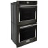 KitchenAid KODE900HBS - 30 Inch Double Convection Smart Electric Wall Oven with 10 cu. ft. Total Capacity (angle view)