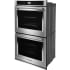 KitchenAid KODE900HSS - 30 Inch Double Convection Smart Electric Wall Oven with 10 cu. ft. Total Capacity (angle view)