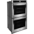 KitchenAid KODE900HSS - 30 Inch Double Convection Smart Electric Wall Oven with 10 cu. ft. Total Capacity (angle view)