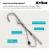 Kraus Oletto Series KOF2161SS - Outdoor Kitchen Faucet T-316 Marine Grade Stainless Steel with Pull Down Sprayer