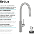 Kraus Oletto Series KOF2161SS - Outdoor Kitchen Faucet T-316 Marine Grade Stainless Steel with Pull Down Sprayer