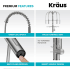 Kraus Artec Pro Series KPF1604SFACB - Commercial Style Pull Down Kitchen Faucet Features