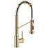 Kraus Bolden Series KPF1610BB - Commercial Style 2-Function Single Handle Pull Down Kitchen Faucet in Spot-Free Brushed Brass