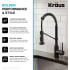 Kraus Bolden Series KPF1610MB - Commercial Style 2-Function Single Handle Pull Down Kitchen Faucet in Matte Black