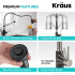 Kraus Bolden Series KPF1610SSMB - Single Handle Commercial Style Pull Down Kitchen Faucet Premium Features