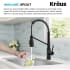 Kraus Coda Series KPF1617MB - 2-Function Single Handle Pull Down Kitchen Faucet in Matte Black