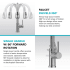 Kraus Coda Series KPF1626SFS - 2-Function Single Handle Pull Down Kitchen Faucet in Spot-Free Stainless Steel