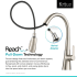 Kraus Nolen Series KPF1673SFS - Single Handle Pull-Down Kitchen Faucet in Spot Free Stainless Steel