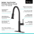 Kraus Sellette KPF1680ORBKSD80ORB - Single Handle Pull Down Kitchen Faucet with Deck Plate and Soap Dispenser in Oil Rubbed Bronze