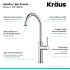 Kraus Sellette KPF1681CH - Single Handle Kitchen Bar Faucet in Chrome Features