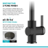 Kraus Britt™ Series KPF1691MBSFSB - Single Handle Commercial Kitchen Faucet 2 Tone Finish