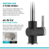 Kraus Britt™ Series KPF1691SFSMB - Single Handle Commercial Kitchen Faucet 2 Tone Finish
