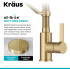 Kraus Britt™ Series KPF1693BB - 2-Function Single Handle Pull Down Kitchen Faucet in Spot-Free Brushed Brass