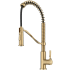 Kraus KPF2635SFBB - Commercial Style 2-Function Single Handle Pull Down Kitchen Faucet in Spot-Free Brushed Brass