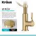 Kraus KPF2635SFBB - Commercial Style 2-Function Single Handle Pull Down Kitchen Faucet in Spot-Free Brushed Brass