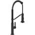 Kraus Oletto Series KPF2643MB - Commercial Style 2-Function Single Handle Pull Down Kitchen Faucet in Matte Black