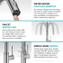 Kraus KPF2654MB - Modern Industrial Pull-Down Single Handle Kitchen Faucet Features