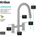 Kraus Oletto Series KPF3122SFS - Kitchen Faucet with Pull-Down Sprayhead in Spot-Free Stainless Steel