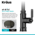 Kraus Allyn KPF4101SFSB - Single Handle Pull Down Kitchen Faucet Spot-Free Finish