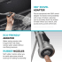 Kraus Allyn KPF4110SFS - Commercial Style 2-Function Single Handle Pull Down Kitchen Faucet in Spot-Free Stainless Steel