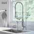 Kraus Artec Pro Series KPF1603BG - 2-Function Commercial Pre-Rinse Sprayer Kitchen Faucet Dimensions
